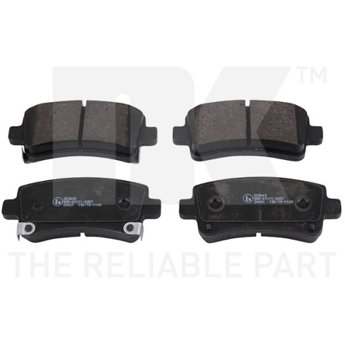 Bremsbelagsatz, Scheibenbremse NK 223643 f&uuml;r OPEL SAAB VAUXHALL CHEVROLET