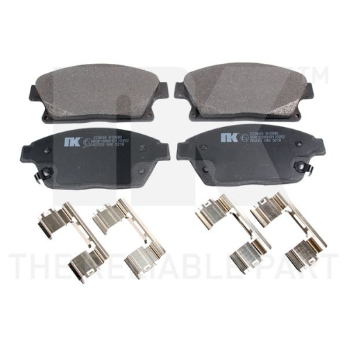 Bremsbelagsatz, Scheibenbremse NK 223646 f&uuml;r OPEL VAUXHALL CHEVROLET CADILLAC