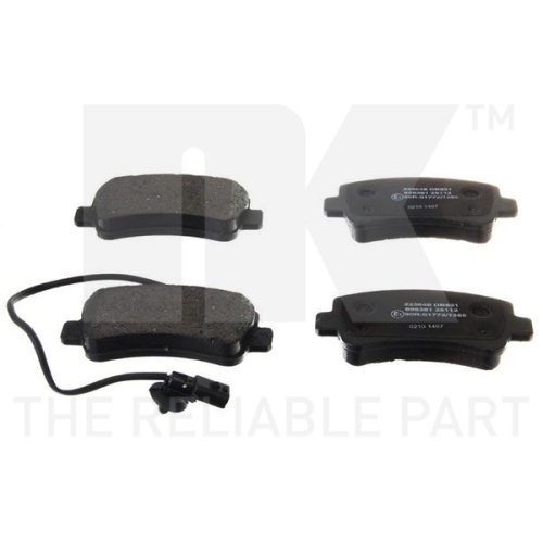 Bremsbelagsatz, Scheibenbremse NK 223648 f&uuml;r NISSAN OPEL RENAULT VAUXHALL