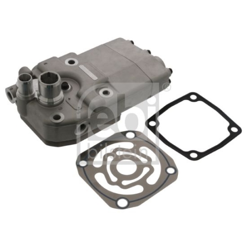 Febi Bilstein 48692 Zylinderkopf f&uuml;r Luftpresser, mit Ventilplatte , 1 St&uuml;ck