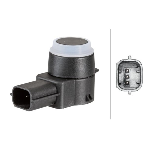 Sensor, Einparkhilfe HELLA 6PX 358 141-111 f&uuml;r OPEL, beidseitig, hinten, innen