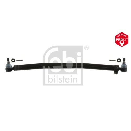 Febi Bilstein 35167 Lenkstange mit Kronenmuttern und Splinten, vom Lenkgetriebe zur 1. Vorderachse , 1 St&uuml;ck