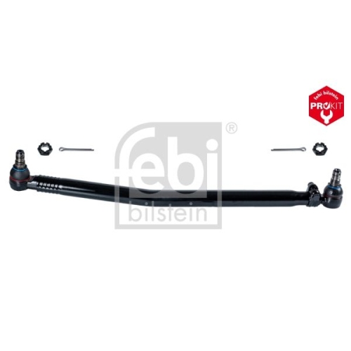 Febi Bilstein 43610 Lenkstange mit Kronenmuttern und Splinten, vom Lenkzwischenhebel zur Vorderachse , 1 St&uuml;ck