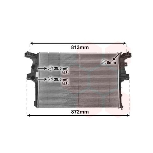 K&uuml;hler, Motork&uuml;hlung VAN WEZEL 28002126 f&uuml;r IVECO