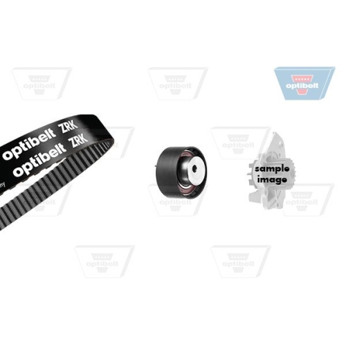 Wasserpumpe + Zahnriemensatz OPTIBELT KT 1253 W1 Optibelt-WAPU-KIT f&uuml;r