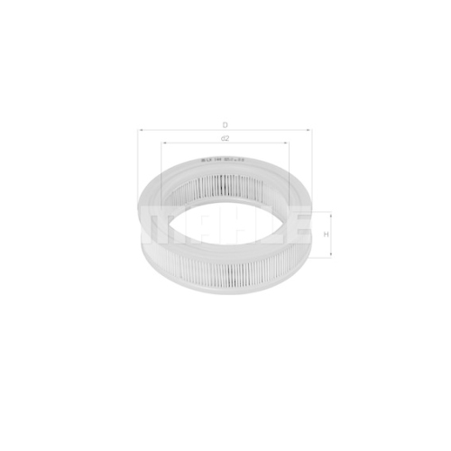 Luftfilter KNECHT LX 144 f&uuml;r FORD GMC NISSAN RENAULT TRUCKS COCKSHUTT