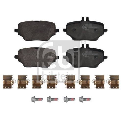 Febi Bilstein 1x 176866 Bremsbelagsatz mit Anbaumaterial