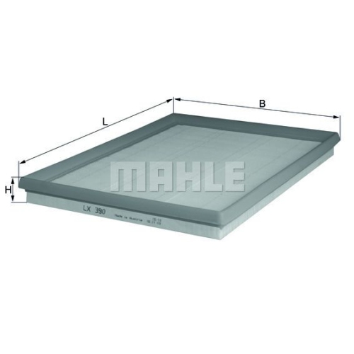 Luftfilter KNECHT LX 390 f&uuml;r BEDFORD GMC OPEL VAUXHALL