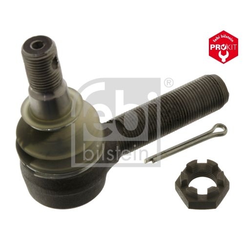 Febi Bilstein 17565 Spurstangenendst&uuml;ck mit Kronenmutter und Splint , 1 St&uuml;ck