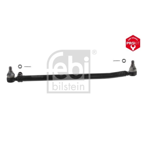 Febi Bilstein 35173 Lenkstange mit Kronenmuttern und Splinten, vom Lenkgetriebe zur 1. Vorderachse , 1 St&uuml;ck
