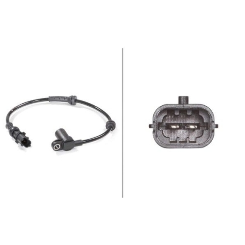 Sensor, Raddrehzahl HELLA 6PU 009 106-261 f&uuml;r OPEL VAUXHALL GENERAL MOTORS
