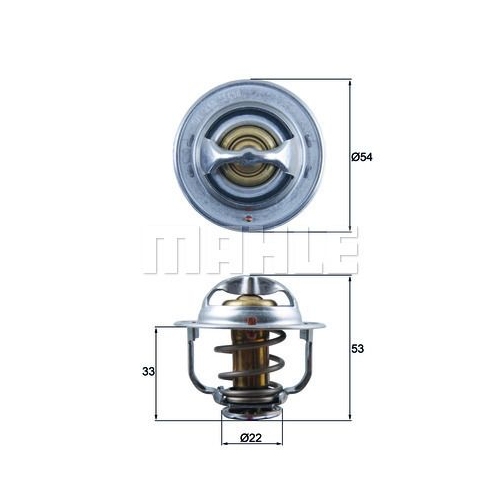 Thermostat, K&uuml;hlmittel MAHLE TX 179 89D f&uuml;r GMC OPEL VAUXHALL