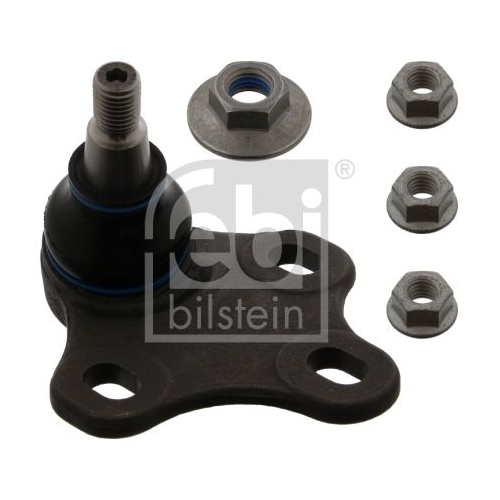 Febi Bilstein 40539 Traggelenk mit Sicherungsmuttern , 1 St&uuml;ck