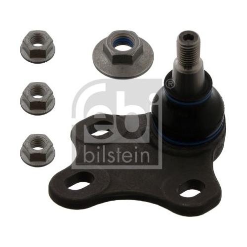 Febi Bilstein 40540 Traggelenk mit Sicherungsmuttern , 1 St&uuml;ck