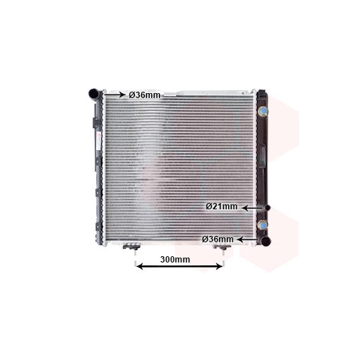 K&uuml;hler, Motork&uuml;hlung VAN WEZEL 30002148 f&uuml;r MERCEDES-BENZ