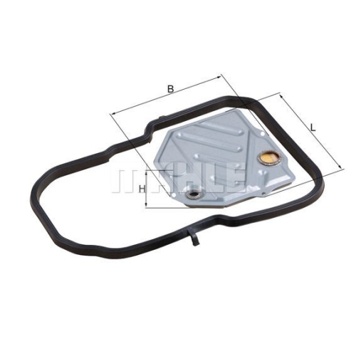 Hydraulikfilter, Automatikgetriebe KNECHT HX 46D2 f&uuml;r MERCEDES-BENZ