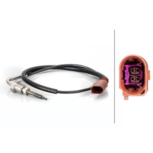 Sensor, Abgastemperatur HELLA 6PT 014 494-781 f&uuml;r VW