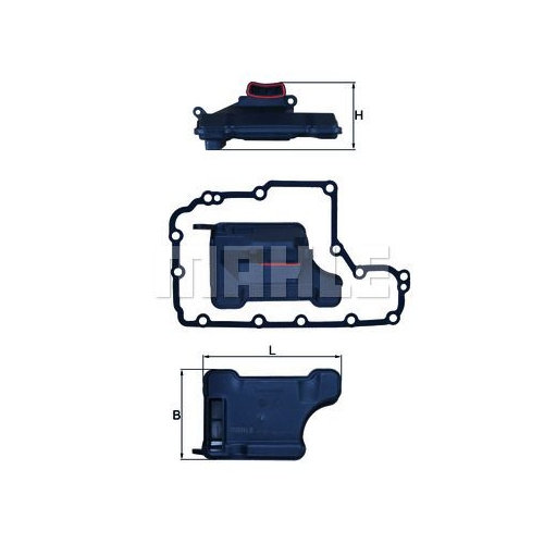 Hydraulikfilter, Automatikgetriebe KNECHT HX 157D f&uuml;r OPEL VAUXHALL