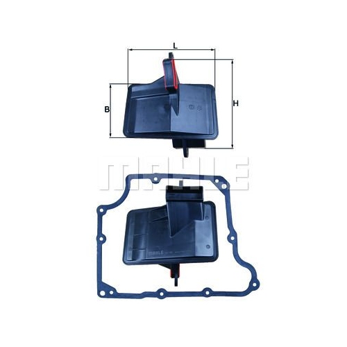 Hydraulikfilter, Automatikgetriebe KNECHT HX 166D f&uuml;r GMC OPEL VAUXHALL