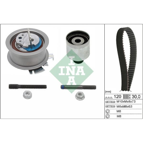 Zahnriemensatz INA 530 0201 10 f&uuml;r AUDI FORD SEAT SKODA VW VW (FAW)