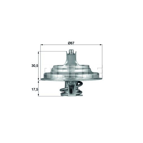 Thermostat, K&uuml;hlmittel MAHLE TX 54 83D f&uuml;r MERCEDES-BENZ
