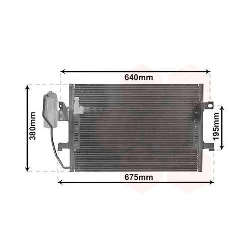 Kondensator, Klimaanlage VAN WEZEL 30015289 f&uuml;r MERCEDES-BENZ