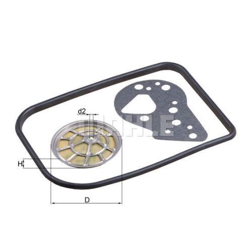 Hydraulikfilter, Automatikgetriebe KNECHT HX 82D f&uuml;r VAG
