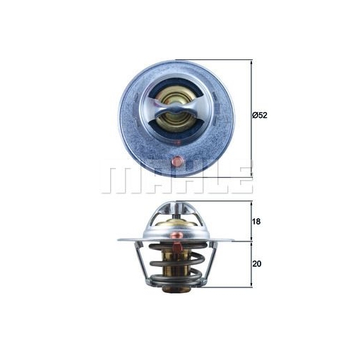 Thermostat, K&uuml;hlmittel MAHLE TX 185 82D f&uuml;r MITSUBISHI SMART