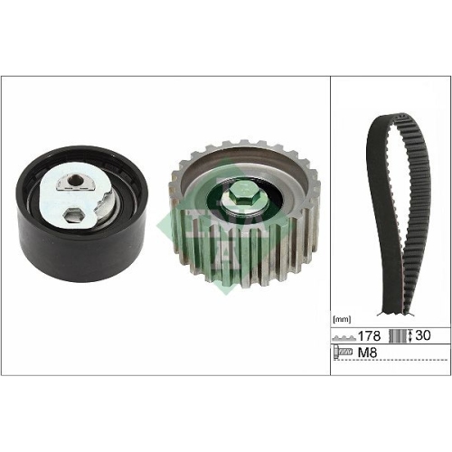 Zahnriemensatz INA 530 0232 10 f&uuml;r FIAT IVECO