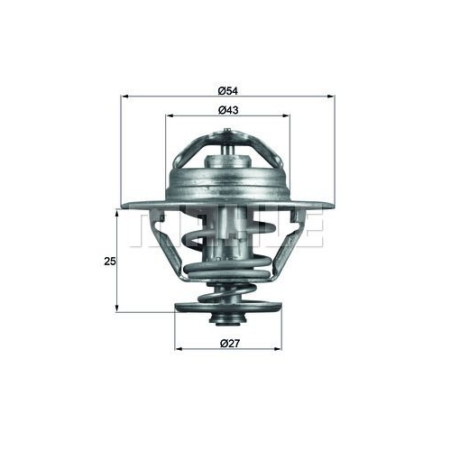 Thermostat, K&uuml;hlmittel MAHLE TX 93 83D f&uuml;r CITRO&Euml;N FIAT IVECO PEUGEOT