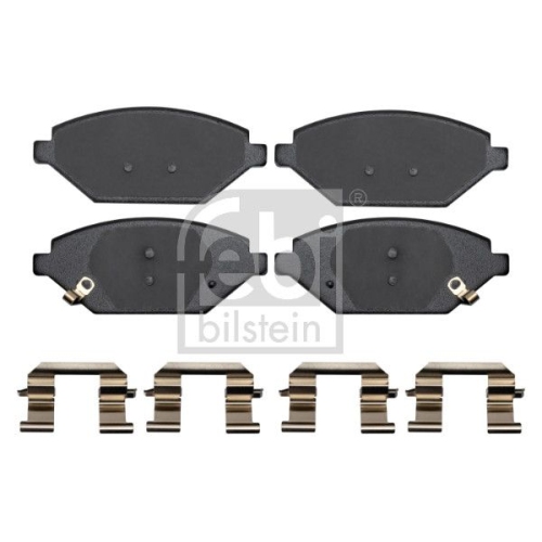 Febi Bilstein 1x 175679 Bremsbelagsatz mit Anbaumaterial