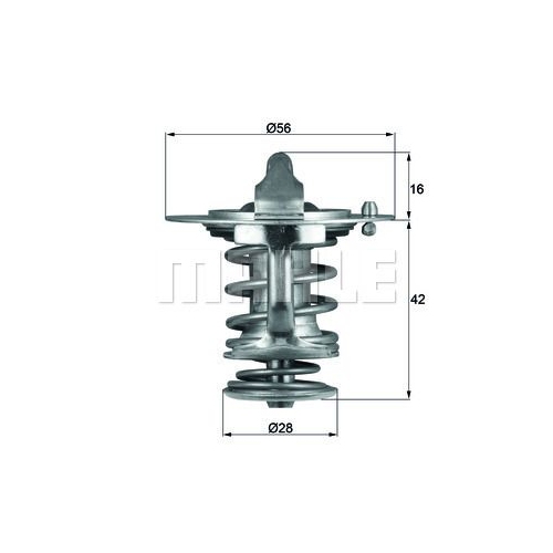 Thermostat, K&uuml;hlmittel MAHLE TX 83 76D f&uuml;r MITSUBISHI NISSAN PROTON