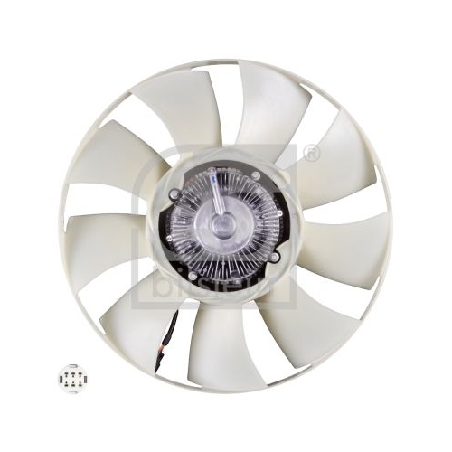 Febi Bilstein 106016 L&uuml;fterkupplung mit L&uuml;fterfl&uuml;gel, 1 St&uuml;ck