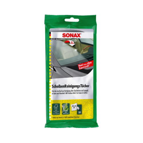 SONAX 04150000 Scheibenreinigungst&uuml;cher 10 St&uuml;ck