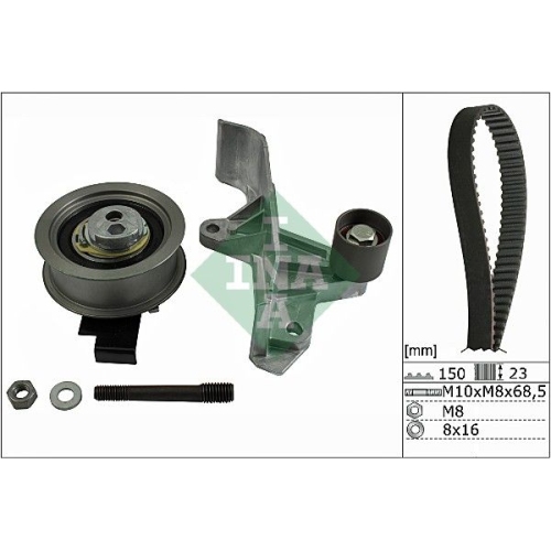 Zahnriemensatz INA 530 0546 10 f&uuml;r AUDI SKODA VW VW (SVW)