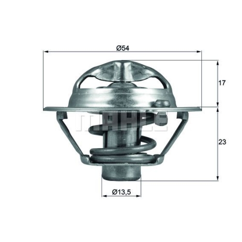 Thermostat, K&uuml;hlmittel MAHLE TX 118 82D f&uuml;r HYUNDAI KIA