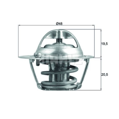 Thermostat, K&uuml;hlmittel MAHLE TX 204 82D f&uuml;r FORD