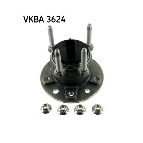 Radlagersatz SKF VKBA 3624 f&uuml;r FIAT OPEL SAAB VAUXHALL, Hinterachse
