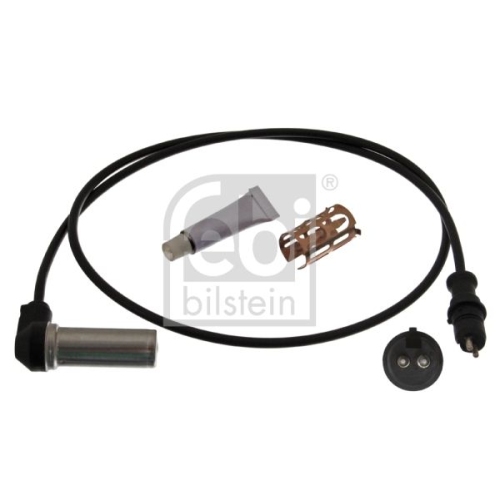 Febi Bilstein 40550 ABS-Sensor mit H&uuml;lse und Fett , 1 St&uuml;ck