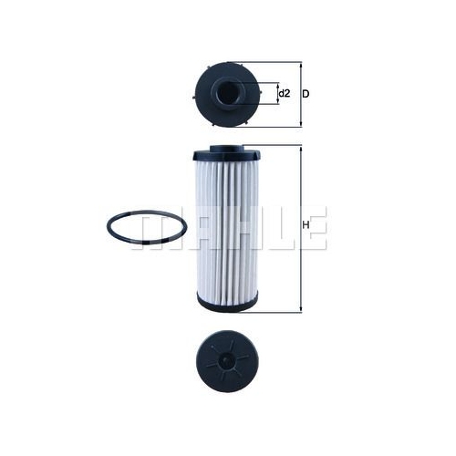 Hydraulikfilter, Automatikgetriebe KNECHT HX 139D f&uuml;r VAG