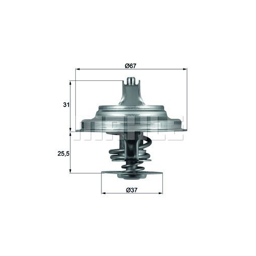 Thermostat, K&uuml;hlmittel MAHLE TX 25 80D f&uuml;r VAG