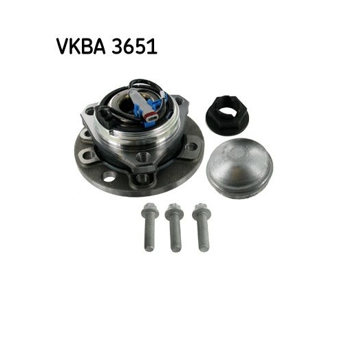 Radlagersatz SKF VKBA 3651 f&uuml;r OPEL VAUXHALL GENERAL MOTORS, Vorderachse