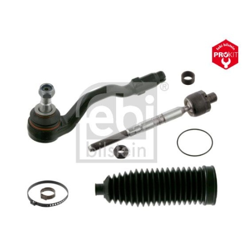 Febi Bilstein 40552 Spurstange mit Endst&uuml;ck, Manschette und Anbaumaterial , 1 St&uuml;ck