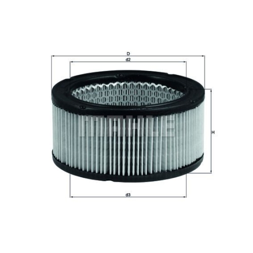Luftfilter KNECHT LX 213 f&uuml;r FORD GMC PORSCHE SAAB