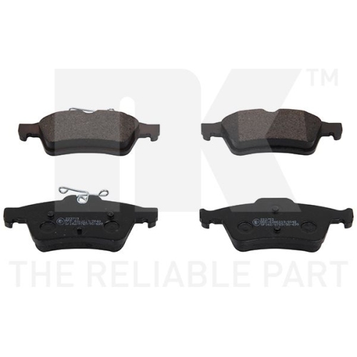 Bremsbelagsatz, Scheibenbremse NK 223753 f&uuml;r PEUGEOT, Hinterachse