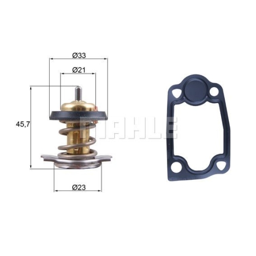 Thermostat, K&uuml;hlmittel MAHLE TX 266 79D f&uuml;r CITRO&Euml;N FIAT PEUGEOT
