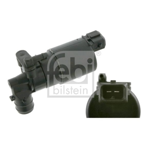 Febi Bilstein 27351 Waschwasserpumpe f&uuml;r Scheibenreinigungsanlage , 1 St&uuml;ck