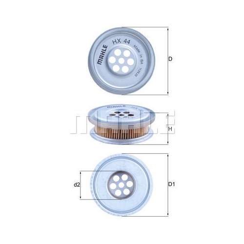 Hydraulikfilter, Lenkung KNECHT HX 44 f&uuml;r MERCEDES-BENZ