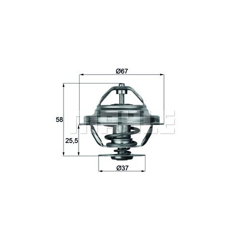 Thermostat, K&uuml;hlmittel MAHLE TX 20 71D f&uuml;r