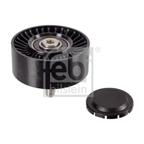 Febi Bilstein 48741 Umlenkrolle f&uuml;r Keilrippenriemen, mit Schraube , 1 St&uuml;ck
